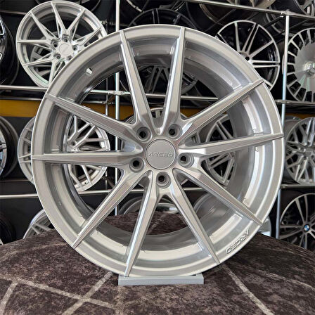17 inç 5x105 ARCEO MONACO ASTRA CRUZE UYUMLU Gümüş Elmas Kesim Jant Modeli Opel Chevrolet