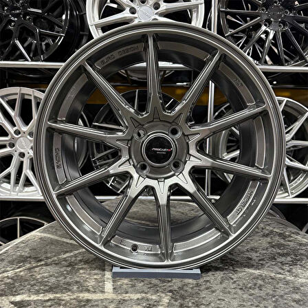 17 inç 4x100 CİVİC LİNEA CLİO SYMBOL ACCENT Gun Metal Jant Modeli Renault Hyundai Honda