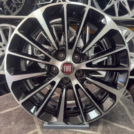 15 inç 5x98 Egea Uyumlu Siyah Elmas Kesim Jant Modeli (4 Adet)
