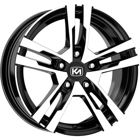 15 inç 4x108 Ford Uyumlu Siyah Elmas Kesim Jant Modeli (4 Adet)