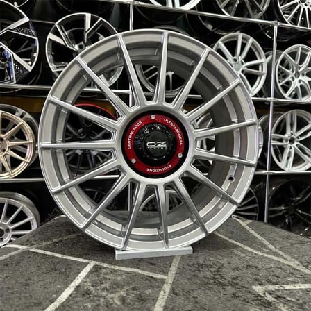 15 inç 5x100 Oz Racing Polo İbiza Fabia Uyumlu Gümüş Jant Modeli (4 Adet)