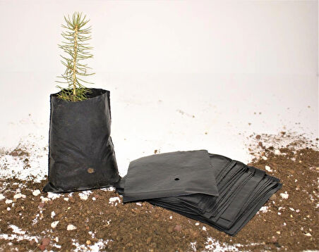 Fide Poşeti 9x11 CM 8 KG Fide Torbası Fidan Poşeti