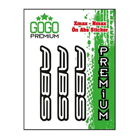 Gogo Ön Abs Üçlü Damlasız Sticker