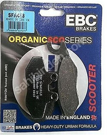 Ebc Fren Balatası Carbon Sfac418 2008-2009 Piaggio X7 250  Arka