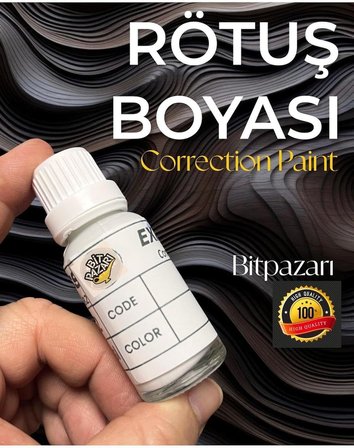 Corolla Uyumlu Rötuş Boyası 070 İnci Beyaz, TOY070-COROLLA-2