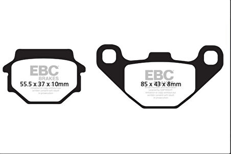 Ebc Fren Balatası Sfa067 2008-2015 Kymco Agility 16+ 125i Arka