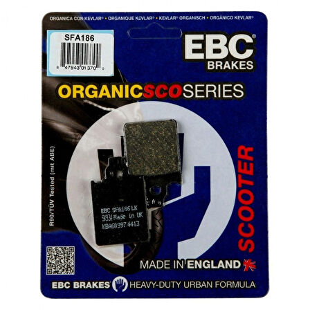 Ebc Fren Balatası Sfa186 1994-1997 Piaggio Skipper 150 Ön Fren Balatası