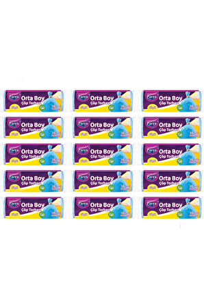 Parex güçlü Çöp Torbası Orta Boy 15 Pkt