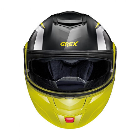Grex G9.2 Steadfast N.com Çene Açılır Kask Siyah-sarı LARGE