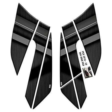 Gogo Yan Ayak Pad 002 Siyah-gri Honda Pcx 2018-2020