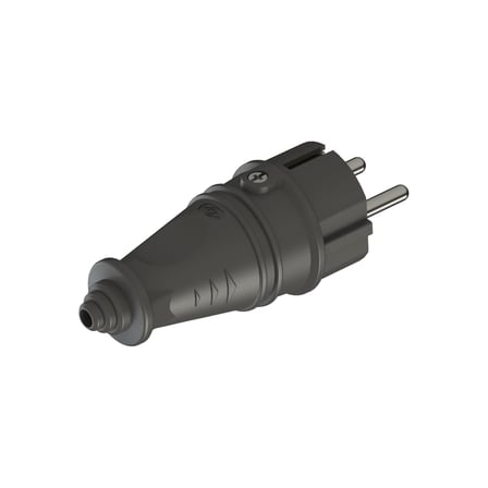 Nead Kauçuk Topraklı Erkek Fiş 4001 | 16A 220-230V | 2P+Topraklı | Sanayi Tipi Dayanıklı Fiş | Yerli Üretim