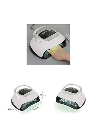 Sun Uv Led Nail Lamp ; Sunx21 Uv LED Cihazı ; 320w , 72 LED Kalıcı Oje Ve Protez Tırnak Kurutma 