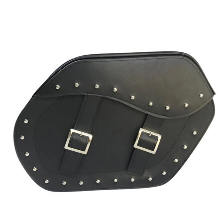 Motospartan Yan Çanta Takımı 2li Suni Deri Heybe Dh01 Büyük Chopper