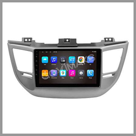 GOVİMAKS HYUNDAİ TUCSON 2015-2018 SİLVER  4 GB RAM 64 GB HAFIZA ANDROID MULTIMEDIA TEYP