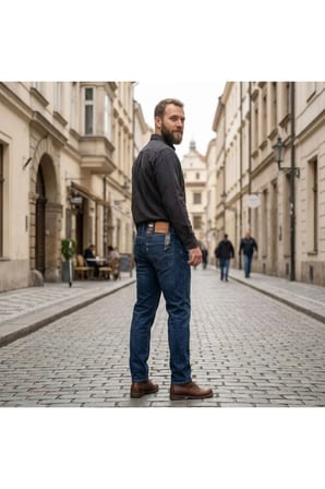502™ Taper Erkek Jean Pantolon likralı kumaş - 0065 Lacivert / 31/32