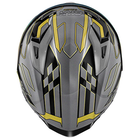 Gıvı 50.9 Assault Kapalı Kask Tıtanyum Sarı Bronz SMALL