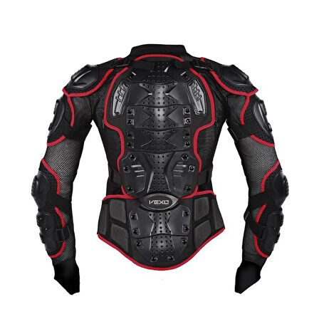 Vexo Full Vücut Koruma Body Armor Kırmızı MEDIUM