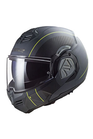 Advant Cooper Çene Açılır Modüler Kask Mat Tıtanıum Siyah