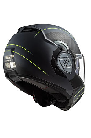 Advant Cooper Çene Açılır Modüler Kask Mat Tıtanıum Siyah