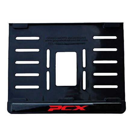 Gogo Plastik Kırılmaz Plakalık Honda Pcx 125 Uyumlu (15x24 Cm)