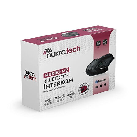 Nukrotech Nukro M2 Bluetooth Intercom Seti