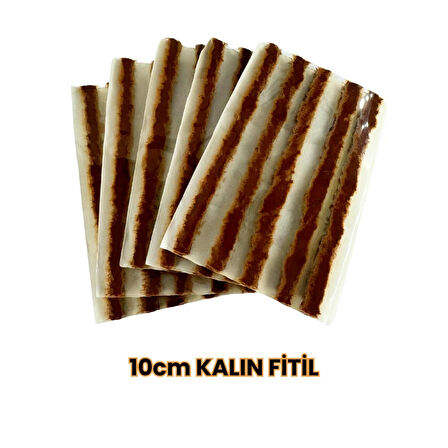 Motospartan Lastik Tamir Fitili Kalın  5 Adet 5x5 10cm