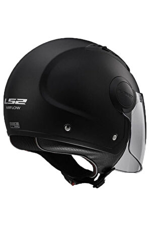 Airflow 2 Yarım Yazlık Kask Mat Siyah Large