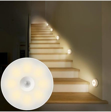 Hareket Sensörlü USB Şarjlı Lamba Led Işık Sensörlü Lamp Gece Lambası Hareket Sensör Led Sensör Lamba