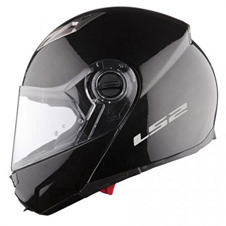 Ls2 Guronı Çene Açılır Kask Siyah SMALL