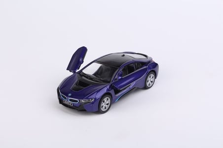 Kinsmart Bmw I8 - Çek Bırak 5inch. Lisanslı Model Araba, Oyuncak Araba 1:36