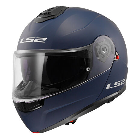 Ls2 Strobe 2 Çene Açılır Mat Navy Mavi LARGE