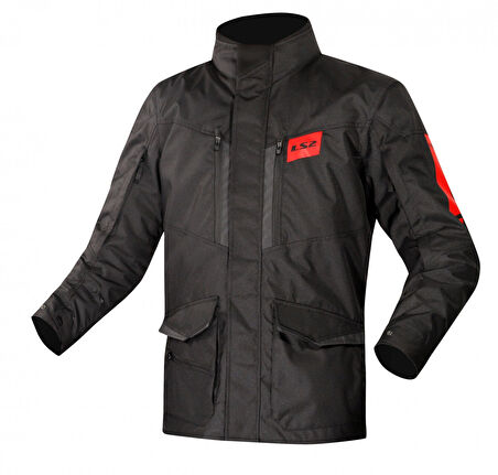 Ls2 Metropolıs Evo Mont Siyah-kırmızı X-LARGE