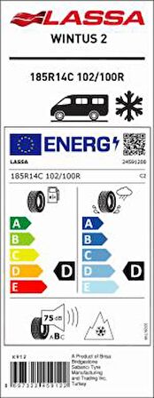 185R14C 102/100R 8PR WINTUS 2 M+S / SFM