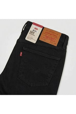 501® %100 coton klasik Erkek Jean Pantolon- 2442-- Siyah2442 / 34/32