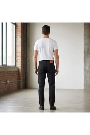 501® %100 coton klasik Erkek Jean Pantolon- 2442-- Siyah2442 / 34/32