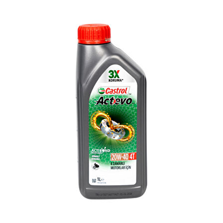 Castrol 4t Actevo 20w40  1lt