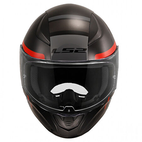 Ls2 Rapıd 2 Chos Siyah-kırmızı Kask MEDIUM