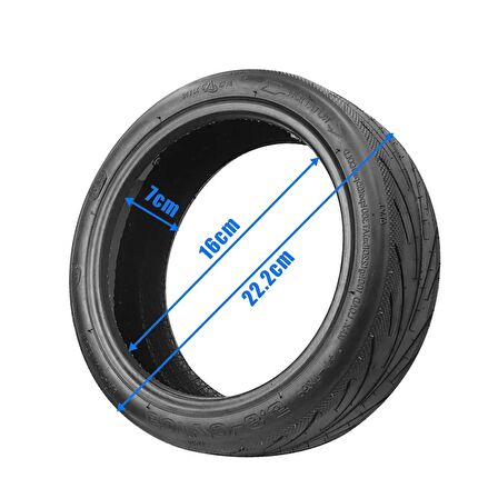 60/70-6.5 10x2.5 inç Tubeless Lastik