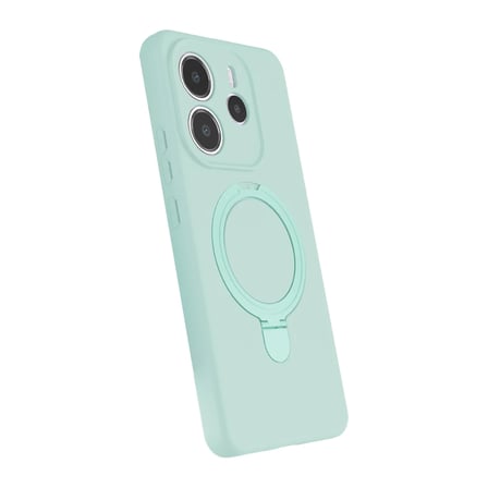 Xiaomi Redmi Note 14 4G Regal Magsafe Standlı Kapak - Su Yeşili