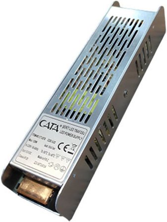 CATA CT-2576 10 Amper Şerit LED Trafosu, 12 Volt, Beyaz, Standart