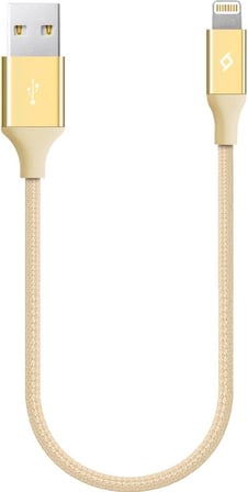 AlumiCable Mini 30cm Lightning Şarj Kablosu- Uzay Grisi (2DK28UG)