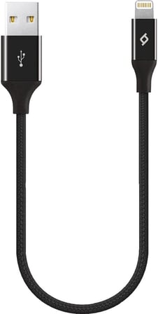 AlumiCable Mini 30cm Lightning Şarj Kablosu- Uzay Grisi (2DK28UG)
