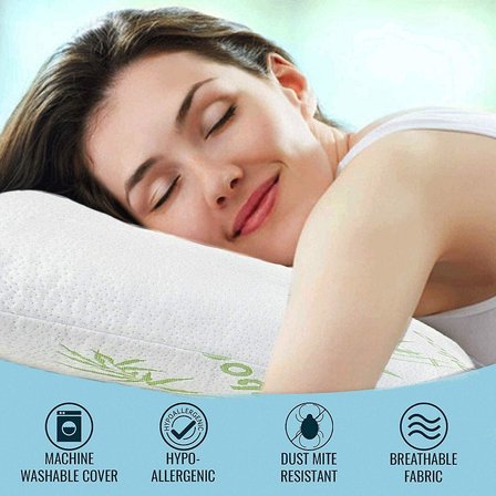 Ortopedik Yastık Boyun Yastığı Visco Yastık Bel Destek Yastığı Bambu Yastık Visco Therapy Yastık