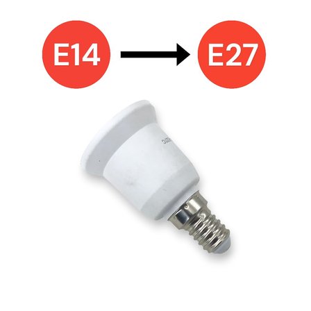 E14 'den E27 'e Dönüştürücü Duy - Pratik ve Güvenli Çözüm E27 To E14 Duy Dönüştürücü