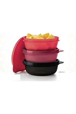 Saklama ve Servis Kabı 3'lü Set 300 ml