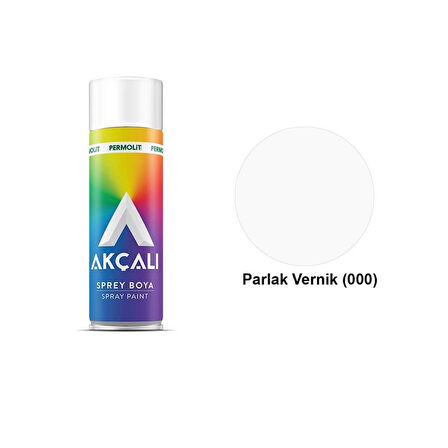 AKÇALI SPREY BOYA 400 ML 000 PARLAK VERNİK