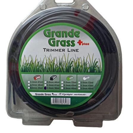 GRANDE GRASS MİSİNA 3.30MM*41 METRE KARE SİYAH