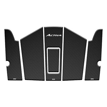 Gogo Tank Pad Set 001 Siyah Karbon Honda Actıva 125 2023-2024