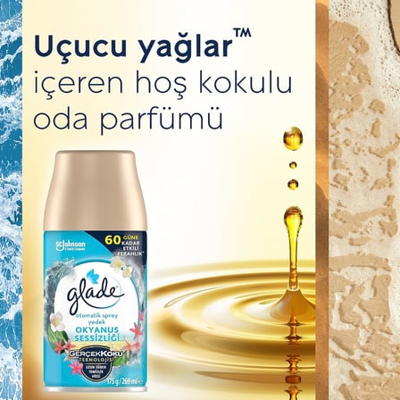 Glade Otomatik Sprey Cihazı &Amp; Yedek Okyanus Ferahlığı Sprey 269 Ml