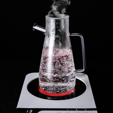 900 Ml 2 Adet Borosilikat Cam Yağdanlık,Termisil Isıya Dayanıklı Yağlık Ve Sirkelik,Zeytin Yağı,Limon Suyu Ve Sirke İçin Yağ Şişesi (2 Adet)